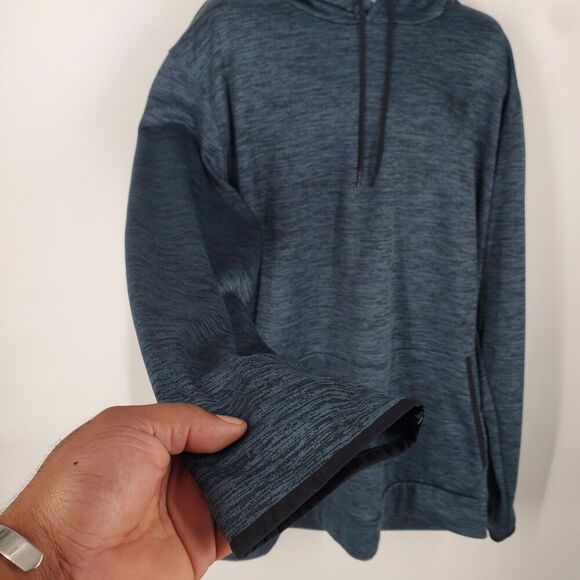 Under Armour Hoodie Mens 3XLT ColdGear Loose Pullover Sweatshirt Athletic New - Picture 5 of 9